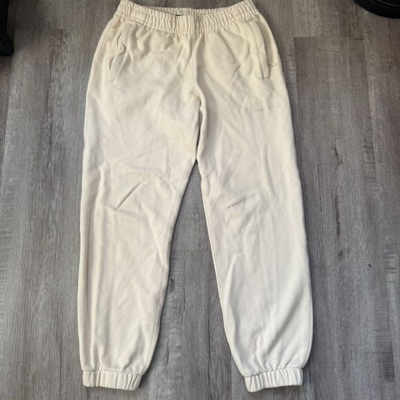 Adidas Pharrell Human Race Cream Heavyweight Sweatpants Size Small Men's Cuffed - Picture 1 of 10